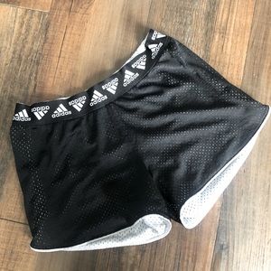 Adidas Black & White Shorts